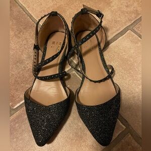 Mix No. 6 Black Sparkle Flats